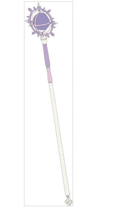 3D賢者のためのファンタジー魔法の杖