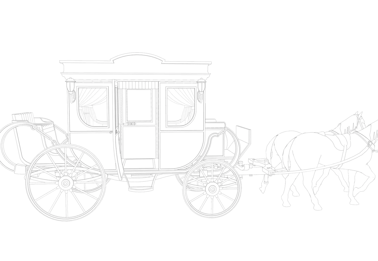 馬車三種