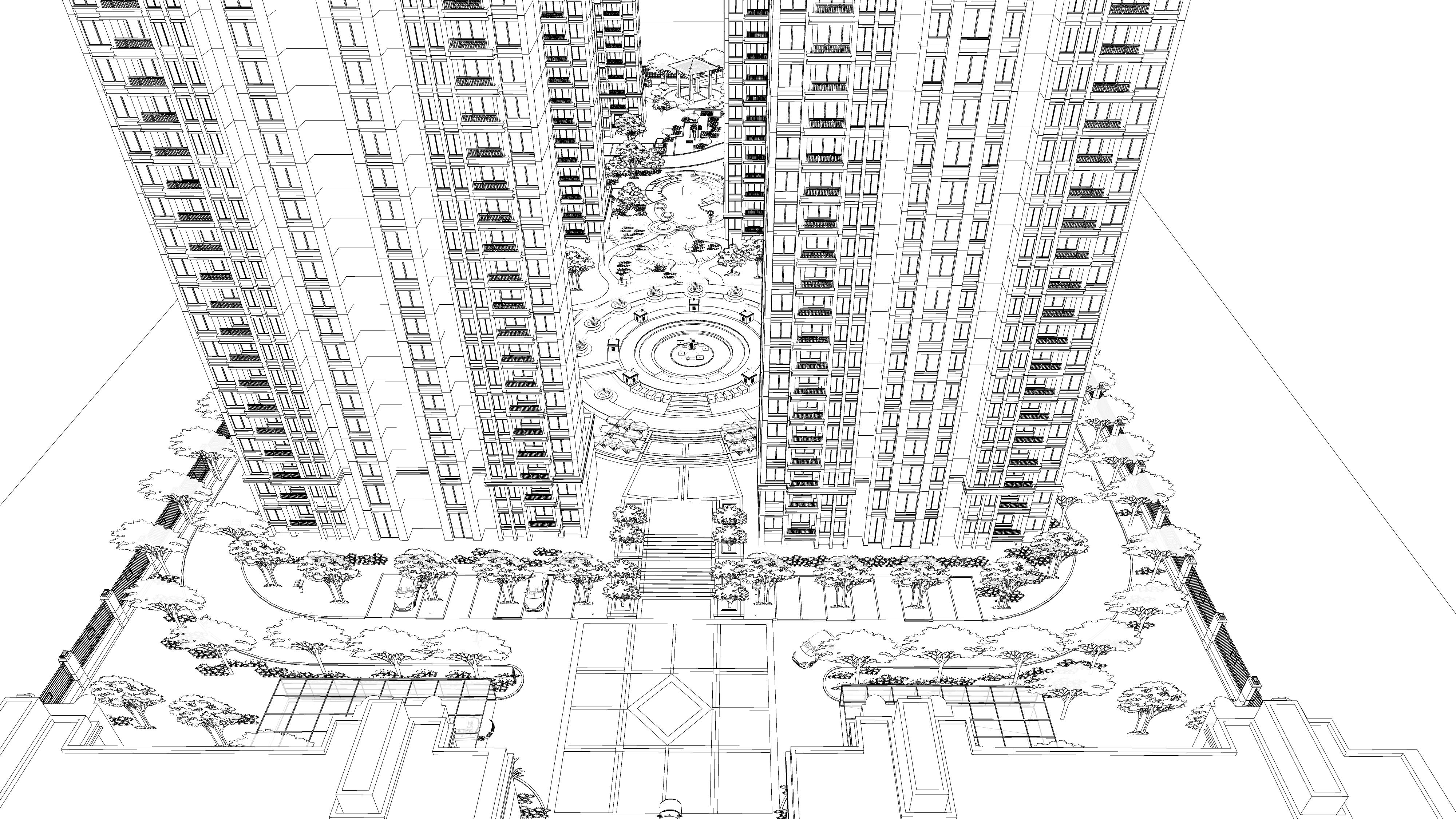 Highrise Apartment Complex