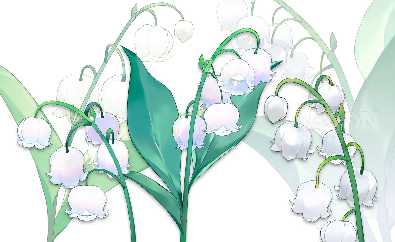 Modular Lily-of-the-Valley Brush