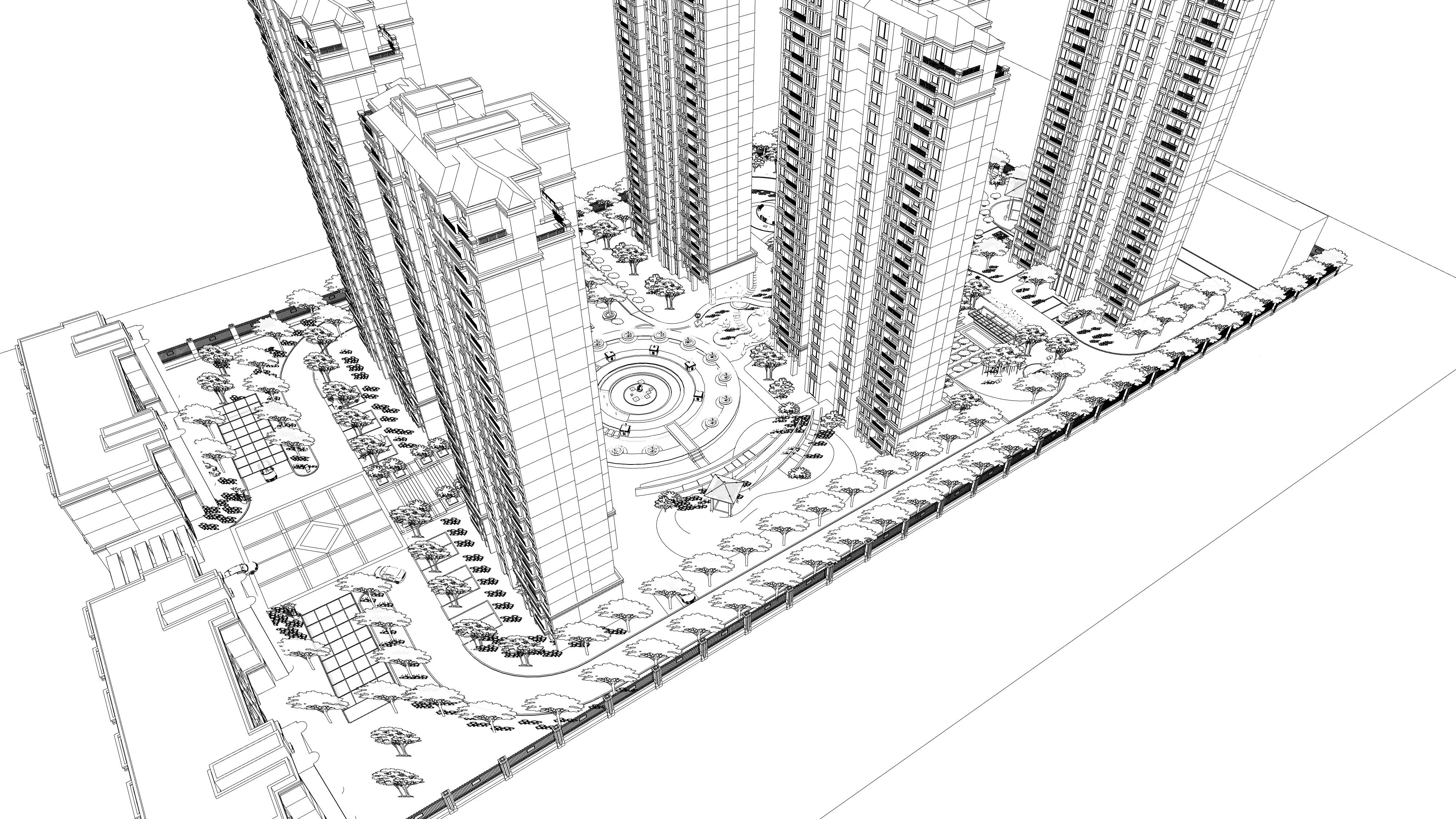 Highrise Apartment Complex