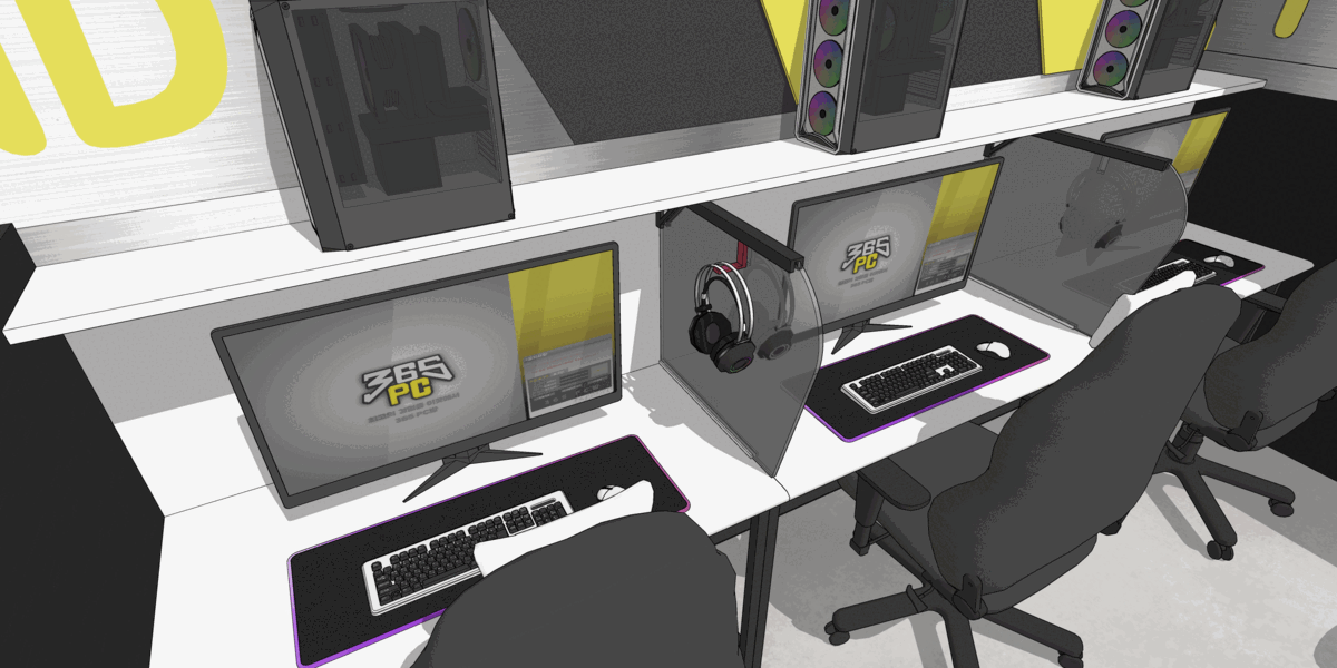 15 Interior Models PC Room
