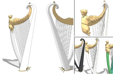 Angel Harp (3 Colors)
