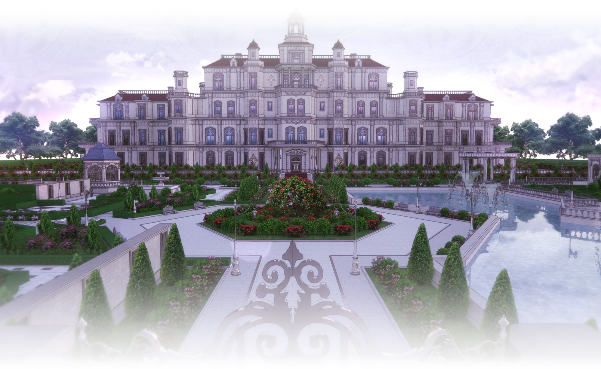 [SET] Dwelling castle background set that wakes you up at dawn