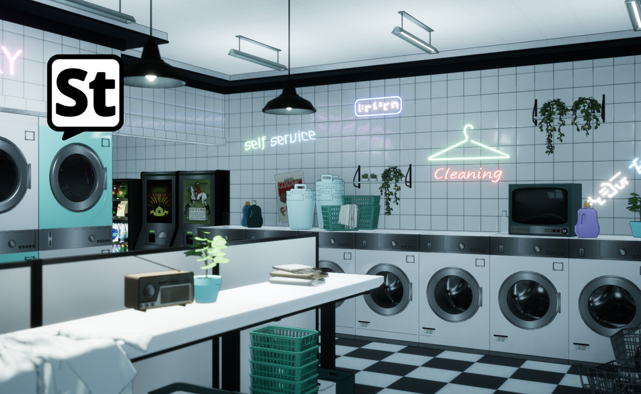 [스냅툰+스케치업] 코인 세탁소