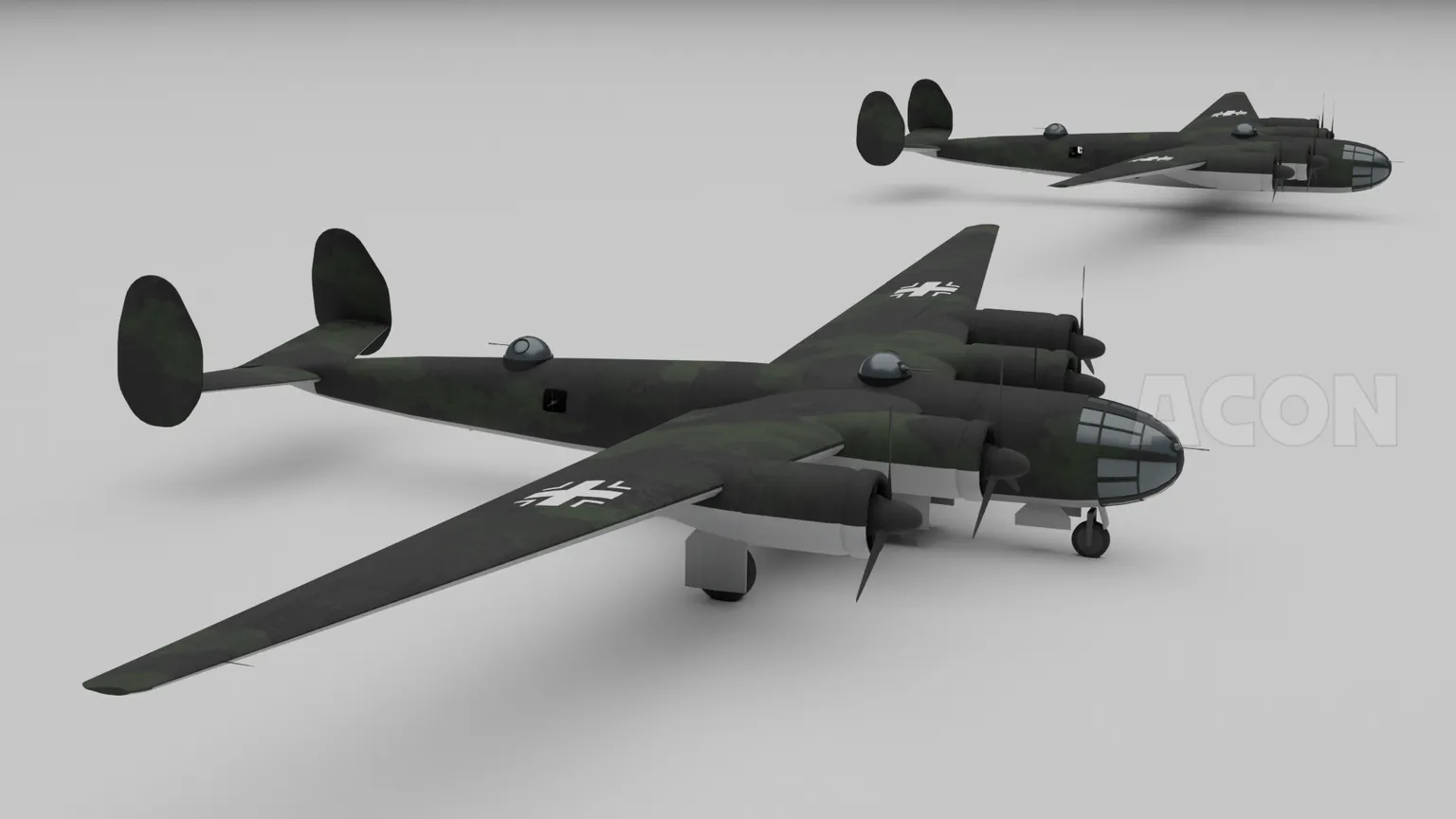 ドイツのメッサーシュミット爆撃機 Me 264