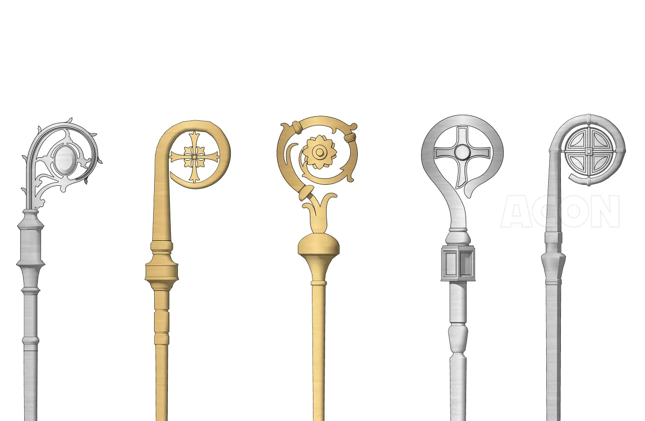 司教の杖のコレクション