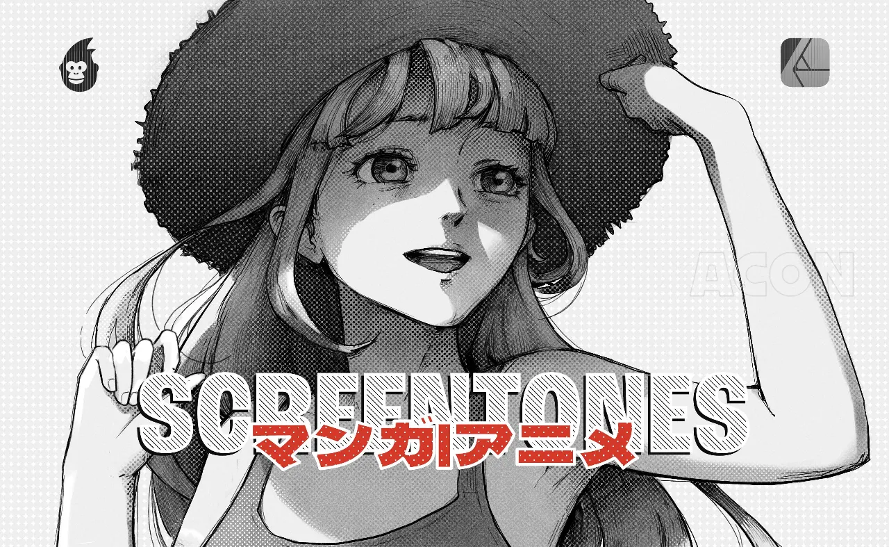 漫画（漫画）親和力 スクリーントーン