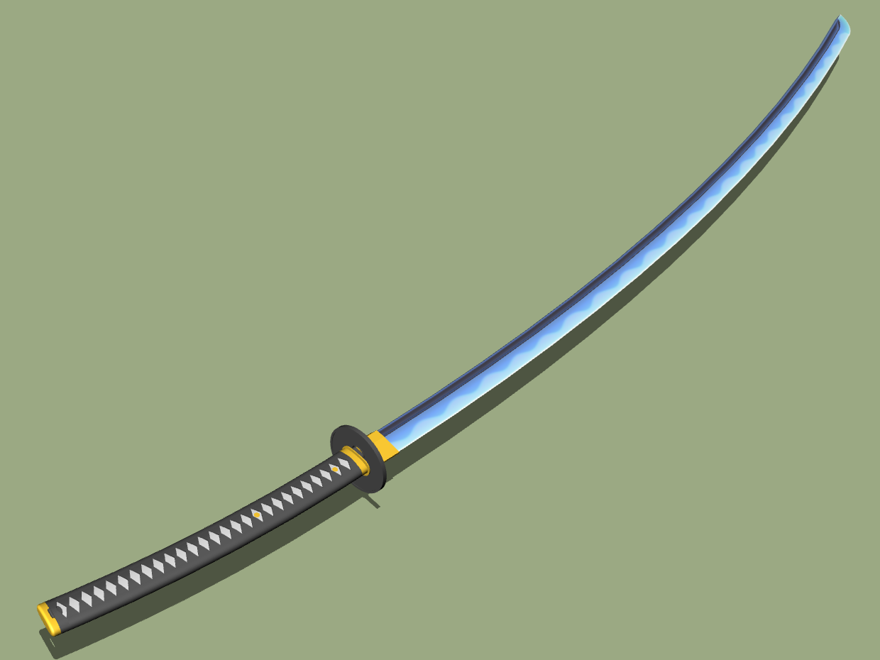 Japanese Sword 01 (katana, Nodachi)