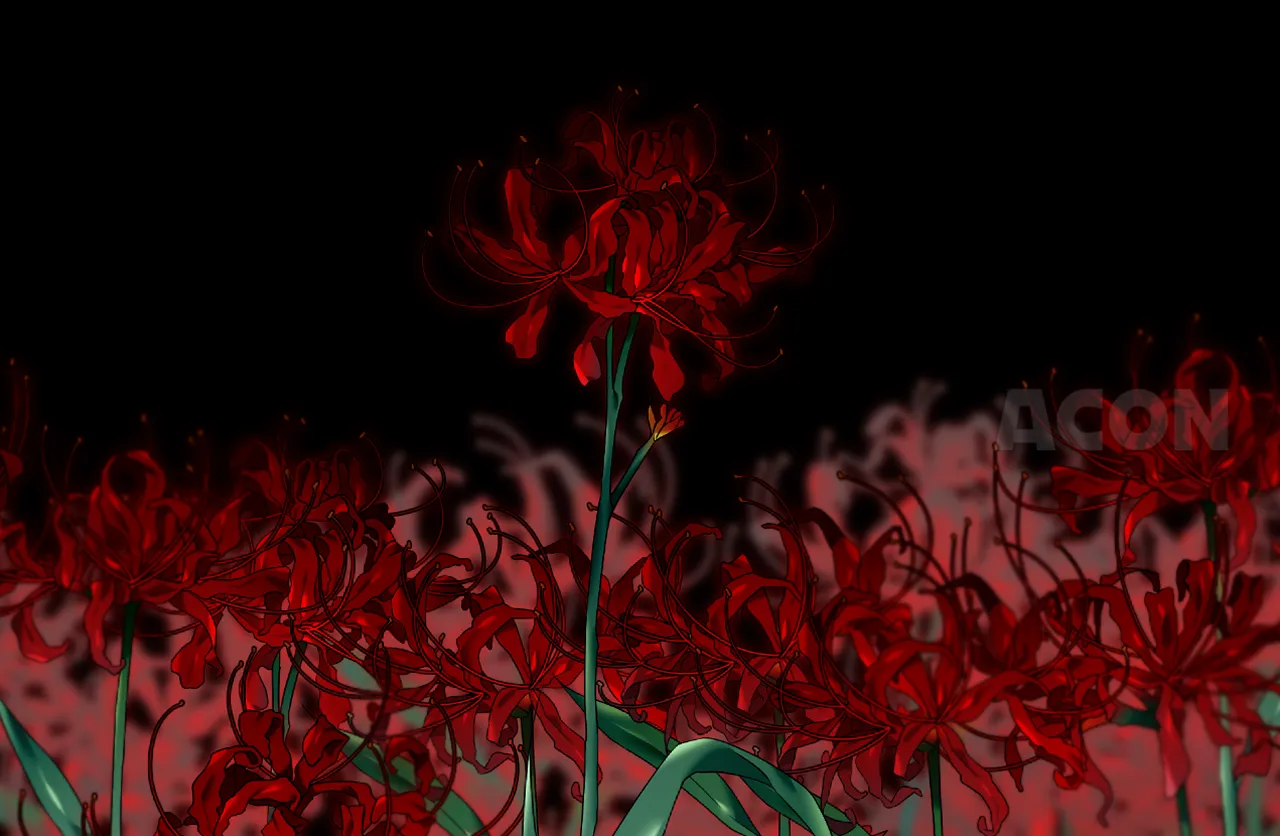 Dark spider lily:暗い雰囲気の彼岸花