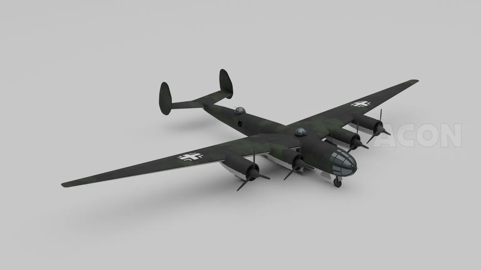 ドイツのメッサーシュミット爆撃機 Me 264