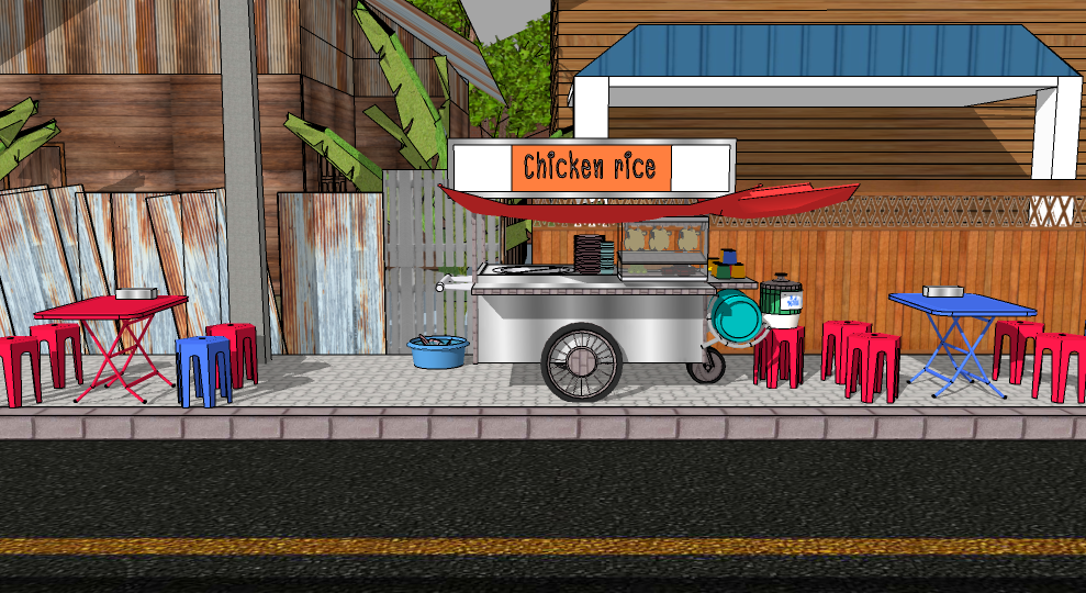 Chicken Rice Food Truck