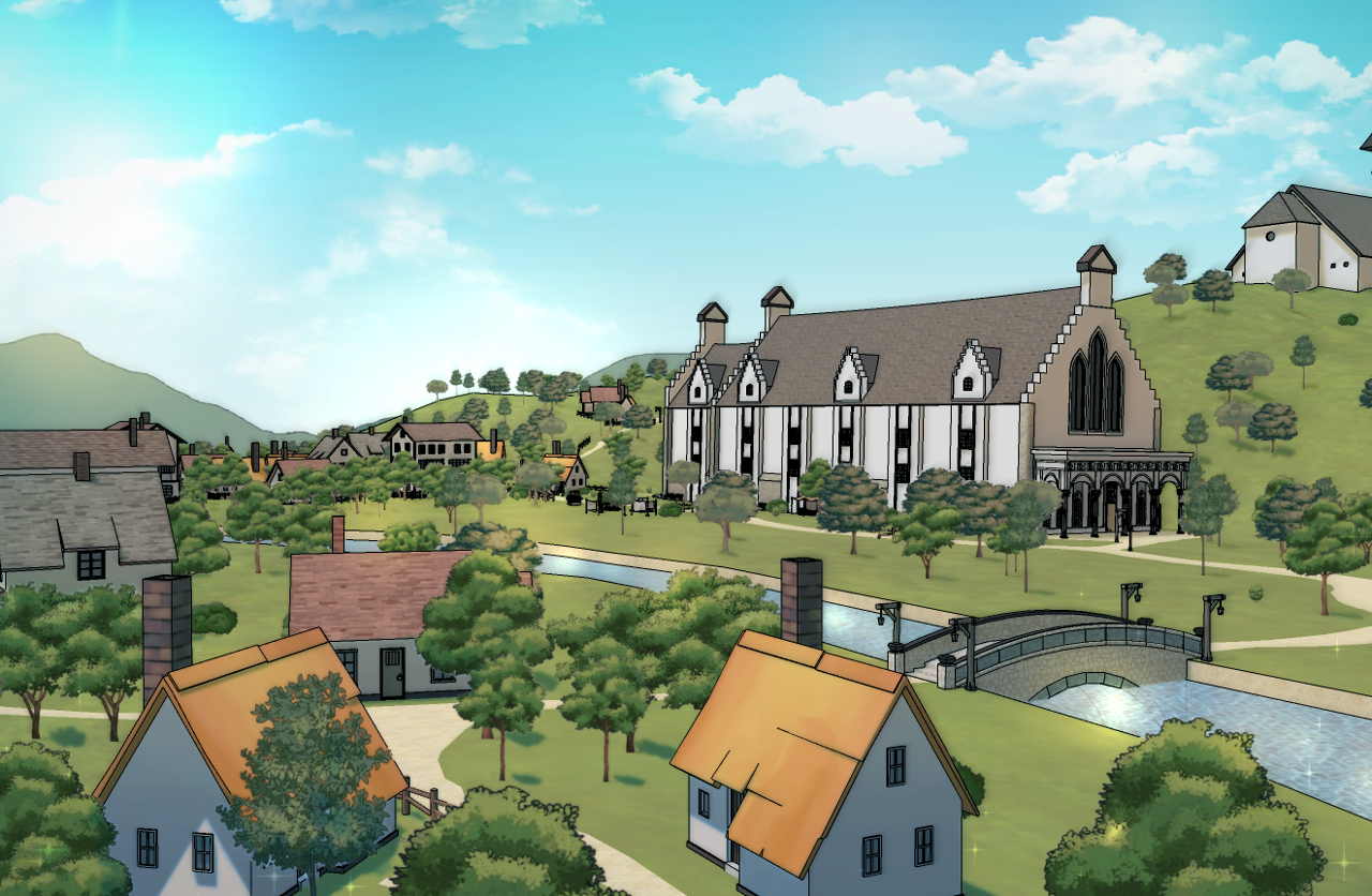 ファンタジー中世田舎町2