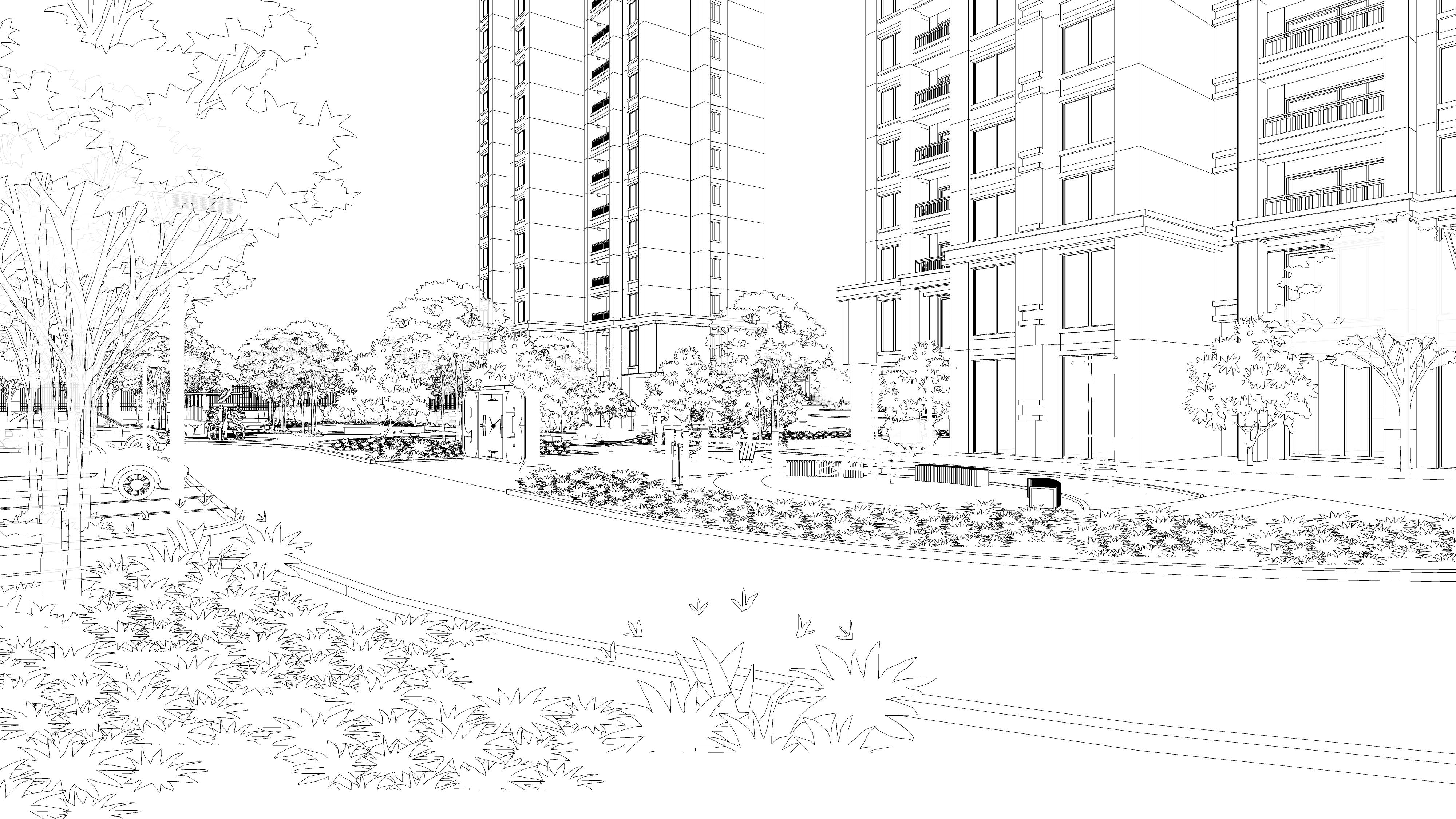 Highrise Apartment Complex