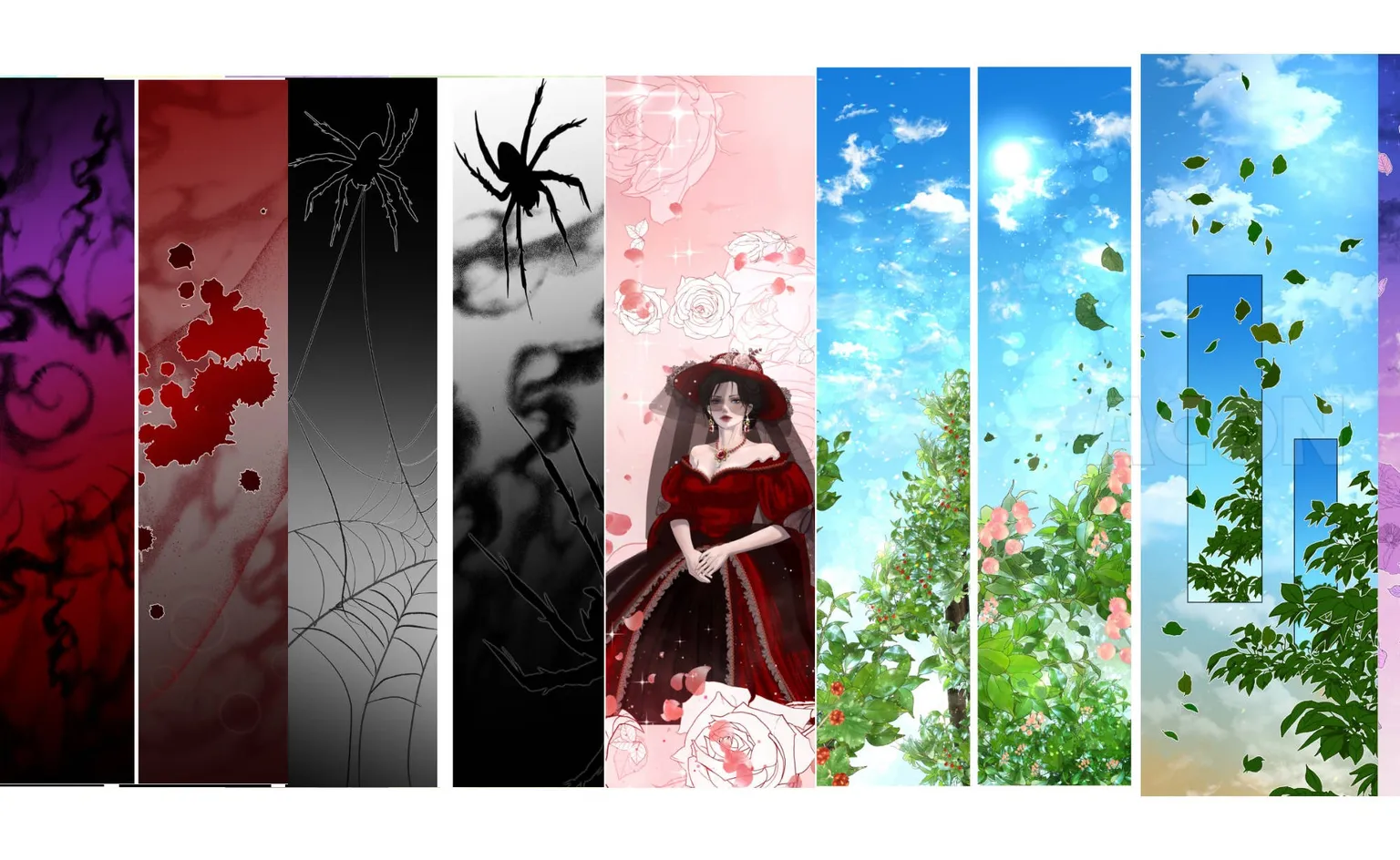 [SET] +240 webtoon backgrounds pack
