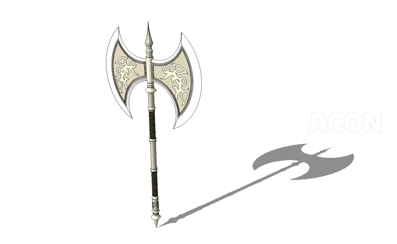 材割り　両手斧 両手斧（Two-handed Axe3）