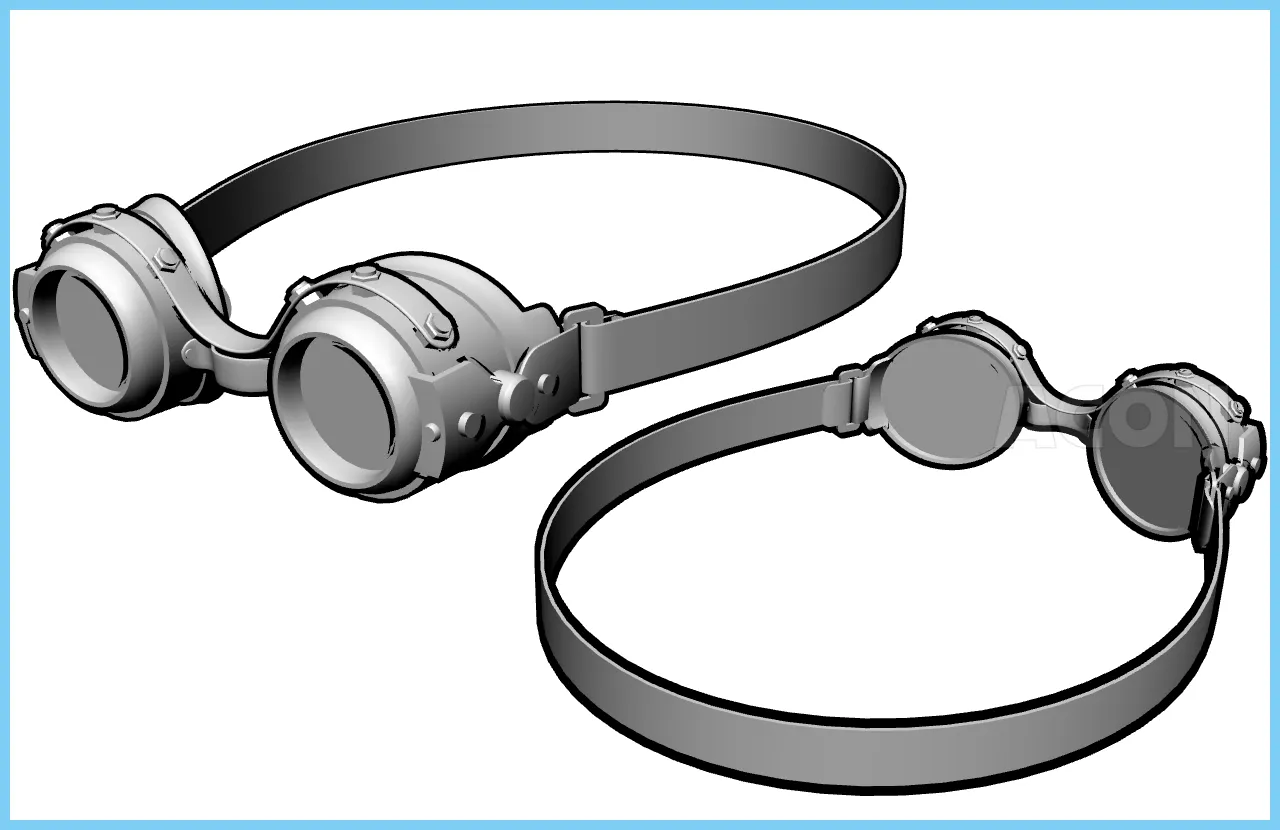 steampunk goggles スチームパンクゴーグル