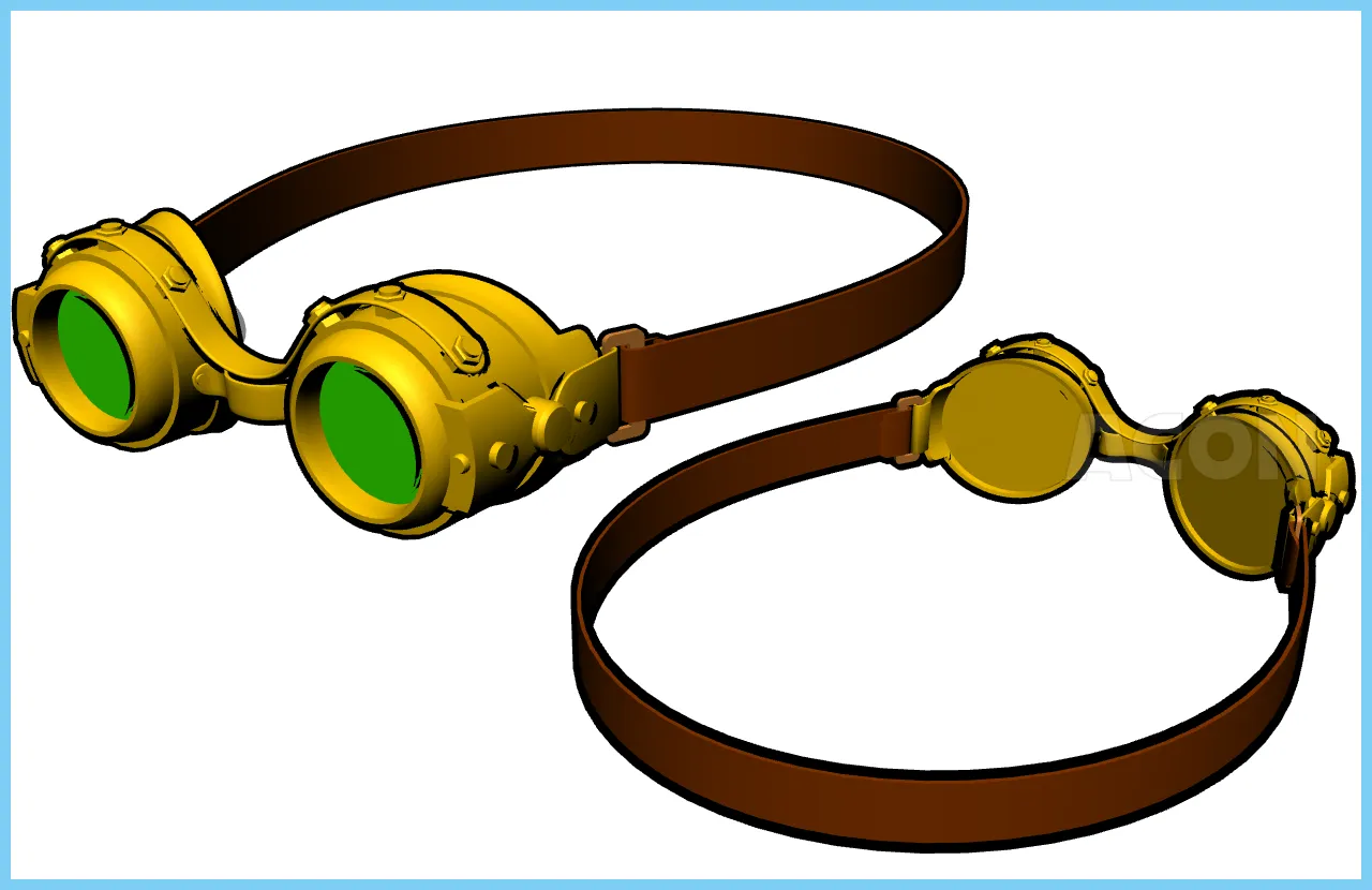 steampunk goggles スチームパンクゴーグル