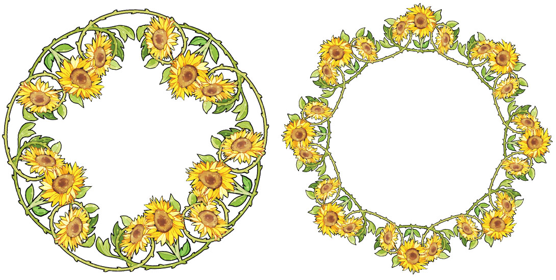 [Color Art Nouveau Pattern] 01 for Creators