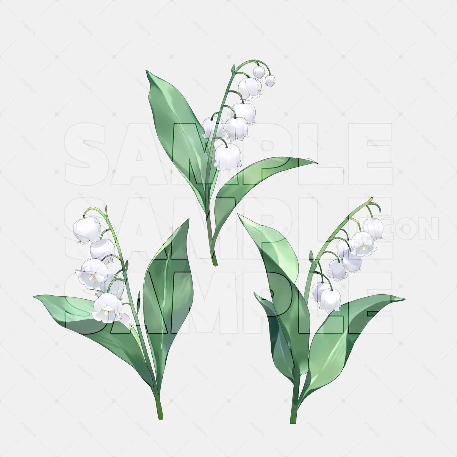 Modular Lily-of-the-Valley Brush