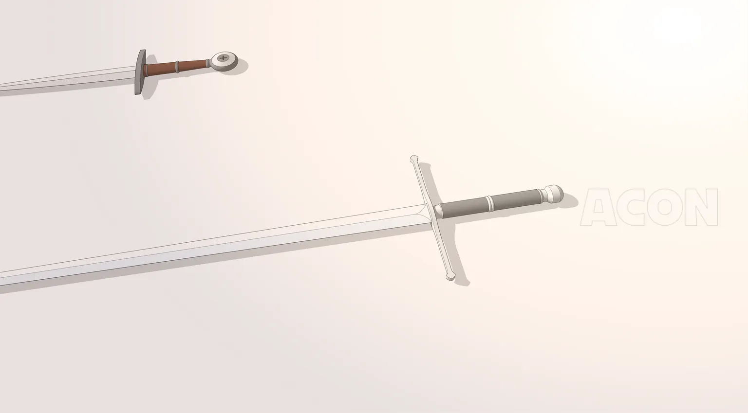 アクション、中世ファンタジー西洋兵器-剣3種集