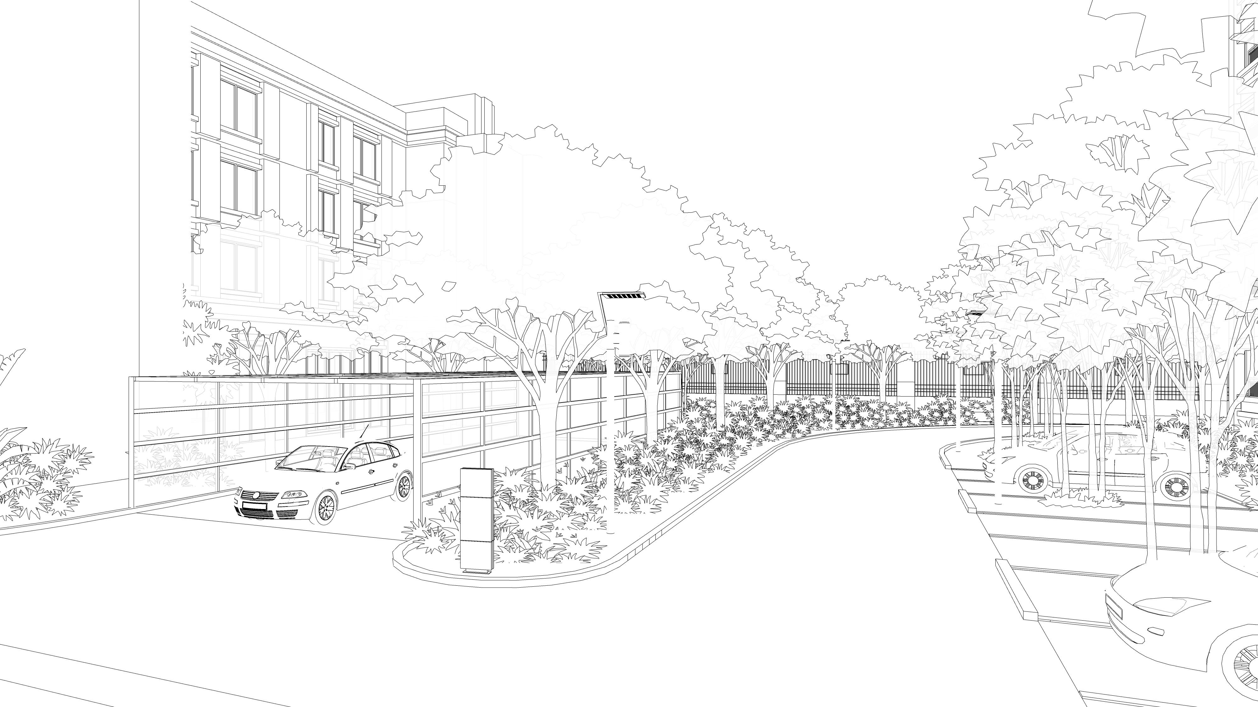 Highrise Apartment Complex