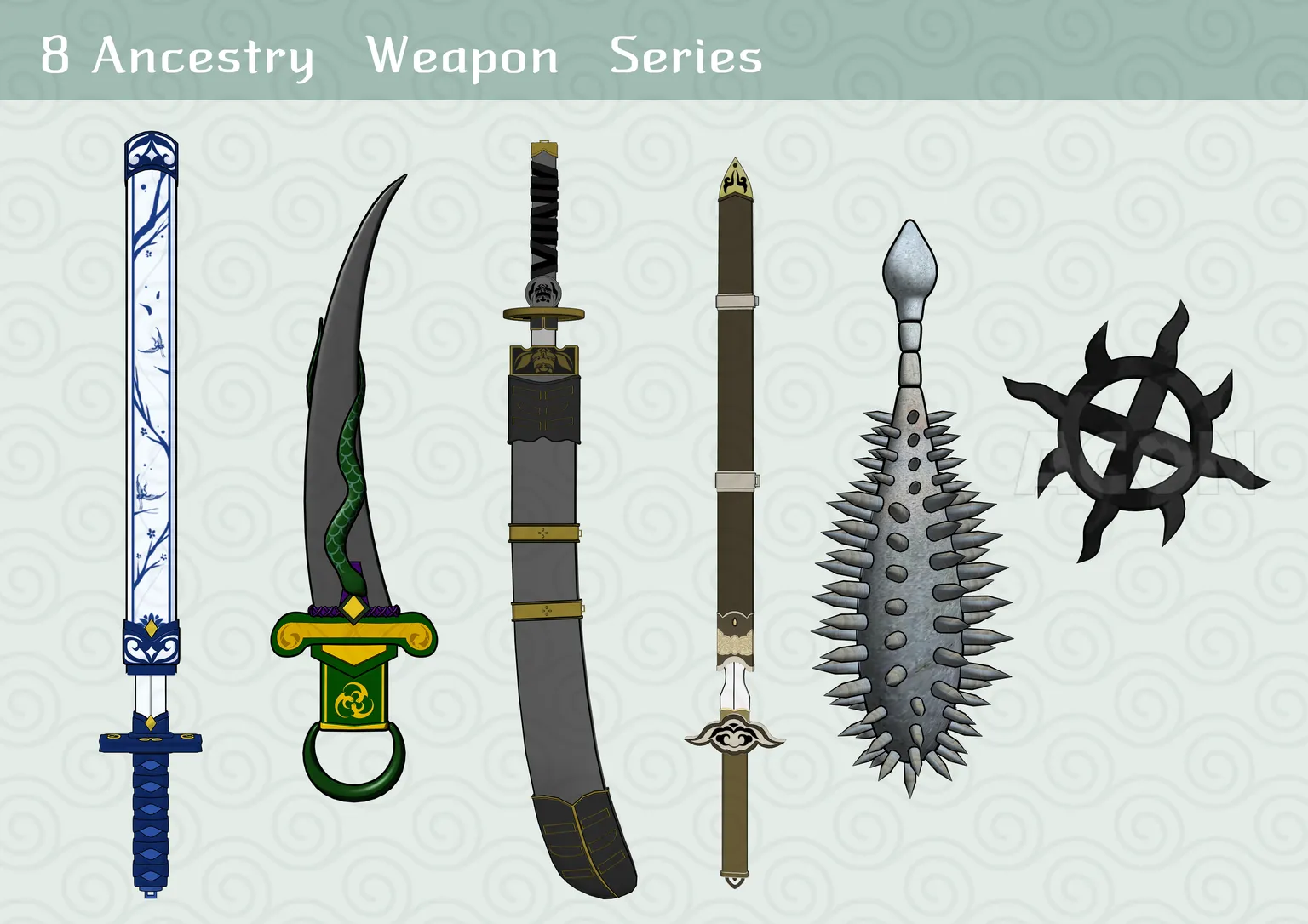 武侠武器 八大セガセット (3D 2D)