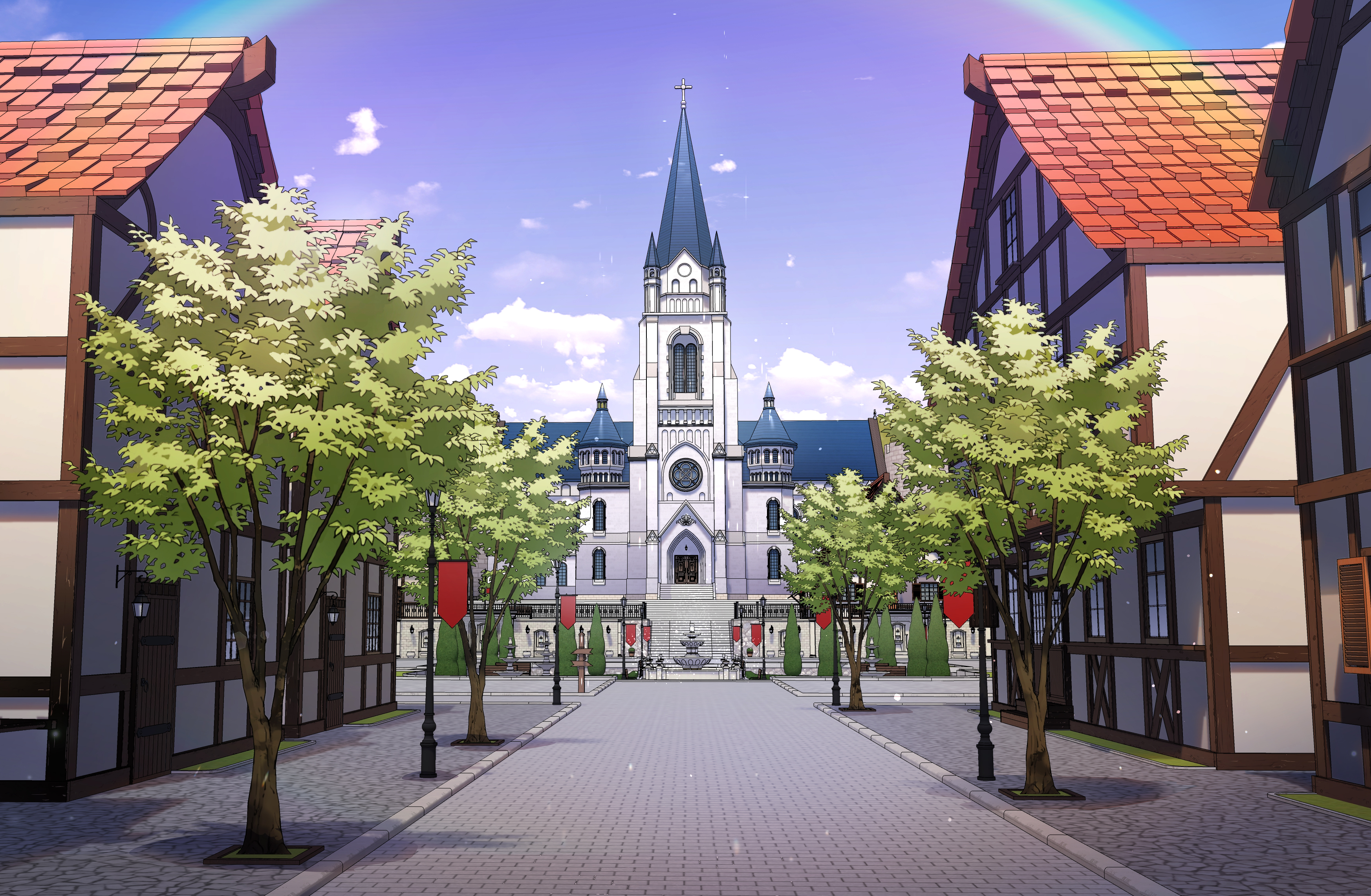 ファンタジー中世から現代まで村の街角シリーズ