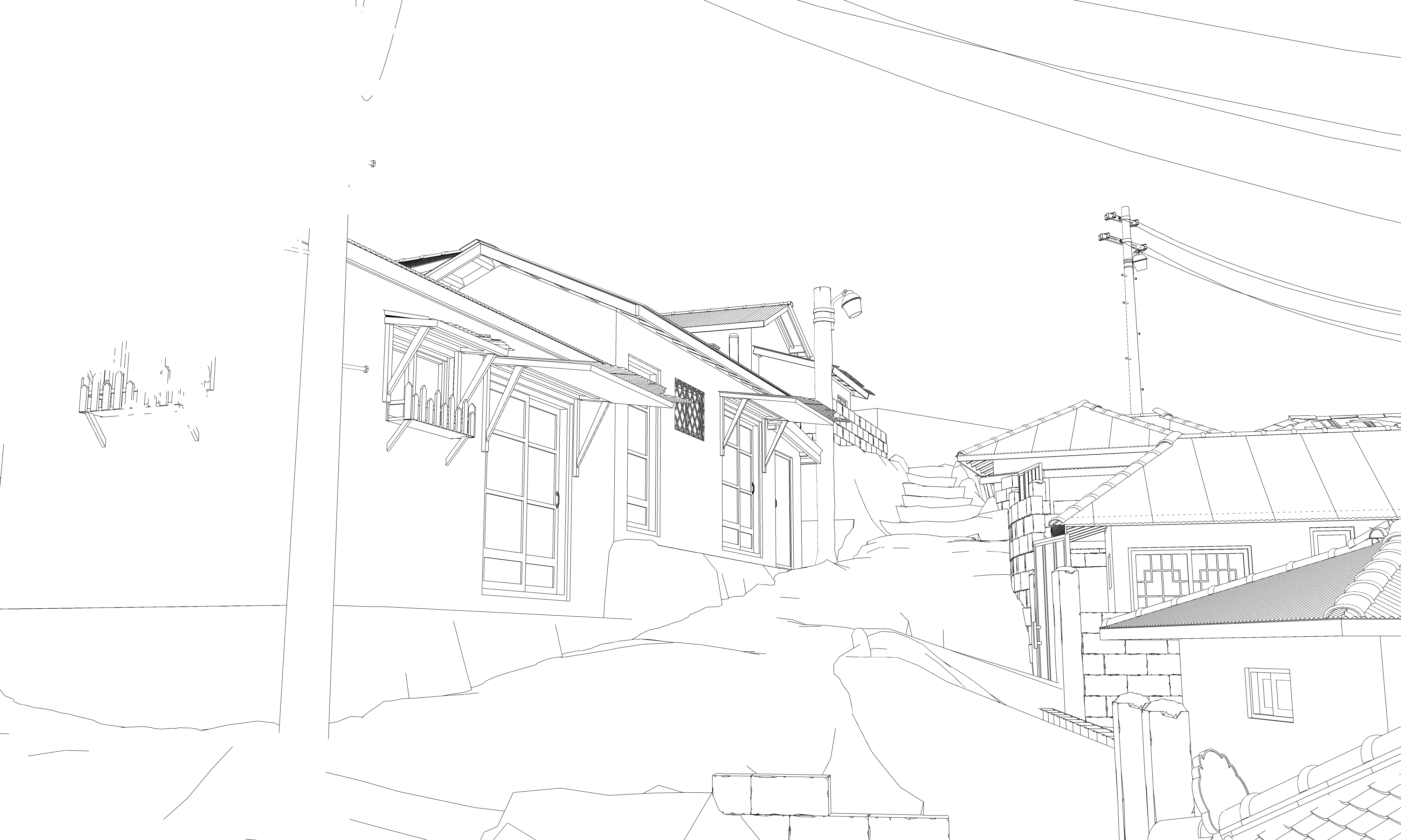 Hillside Village A Area Day and Night