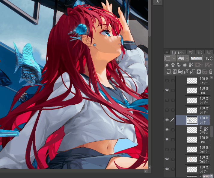 PS OneClick Light and Shade & Thick Paint Effect