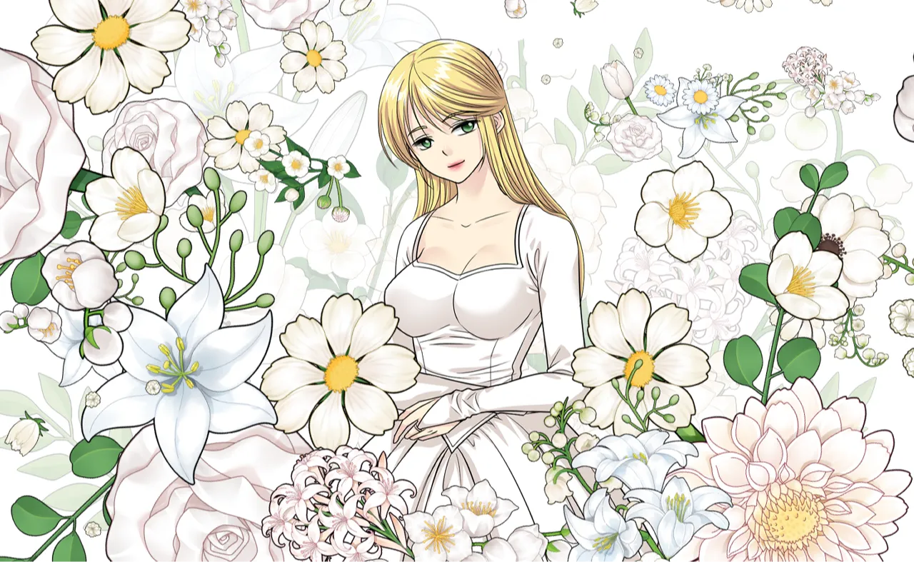 かすみ草★様　4本 かすみ草 4色